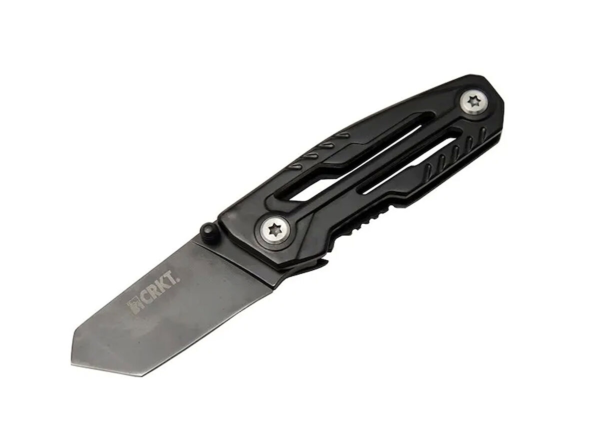 Crkt Trasher 1065bk Kamp Çakı 11,5 Cm - Siyah, Metal Sap