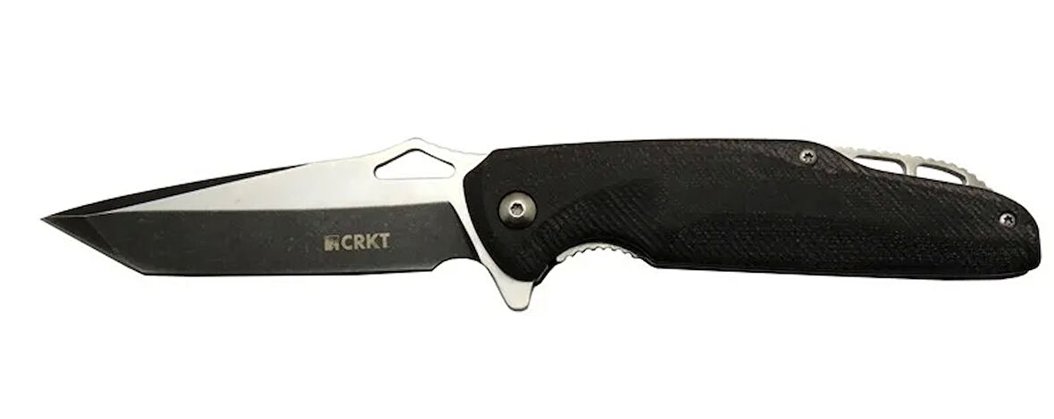 Crkt Predator 706 Cbk Siyah Kamp / Outdoor Çakı 21cm - Yarı Otomatik, Kemerlikli, Kutulu