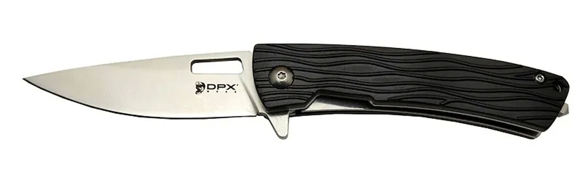 Dpx Gear Aculus F004 Bk Siyah Kurtarma / Kamp Çakı 18cm - Yarı Otomatik, Cam Kırma Aparatlı, Kemerlikli, Kutulu