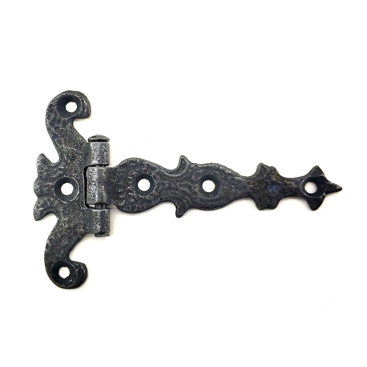 Antika Tarz Dekoratif Pirinç Kuyruklu Kelebek Menteşe - 63x100 Mm, Oksit