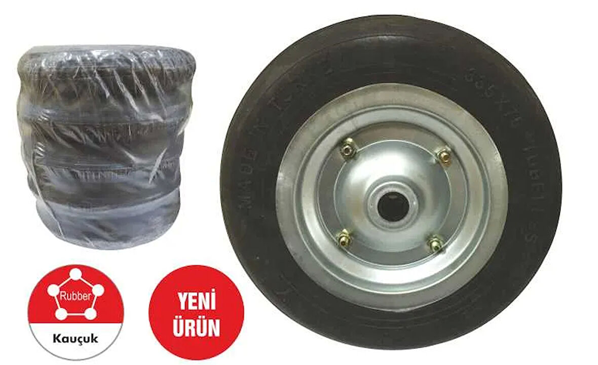 Tkr 001 El Arabası Tekeri Dolgu Teker Burçlu