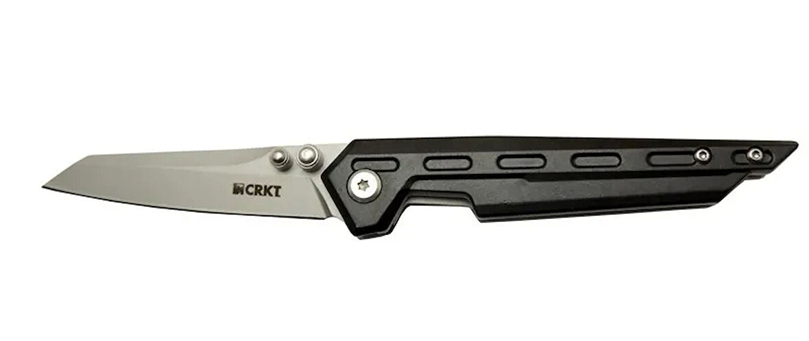 Crkt Wing 3301 Bk Siyah Kamp / Outdoor Çakı 18cm - Manuel, Kemerlikli, Metal Sap, Kutulu