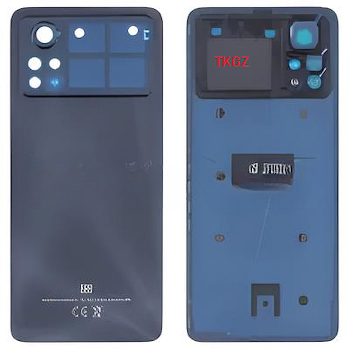 Xiaomi POCO X4 PRO - 5G- Arka Kapak Batarya Kapağı - CAM -SİYAH