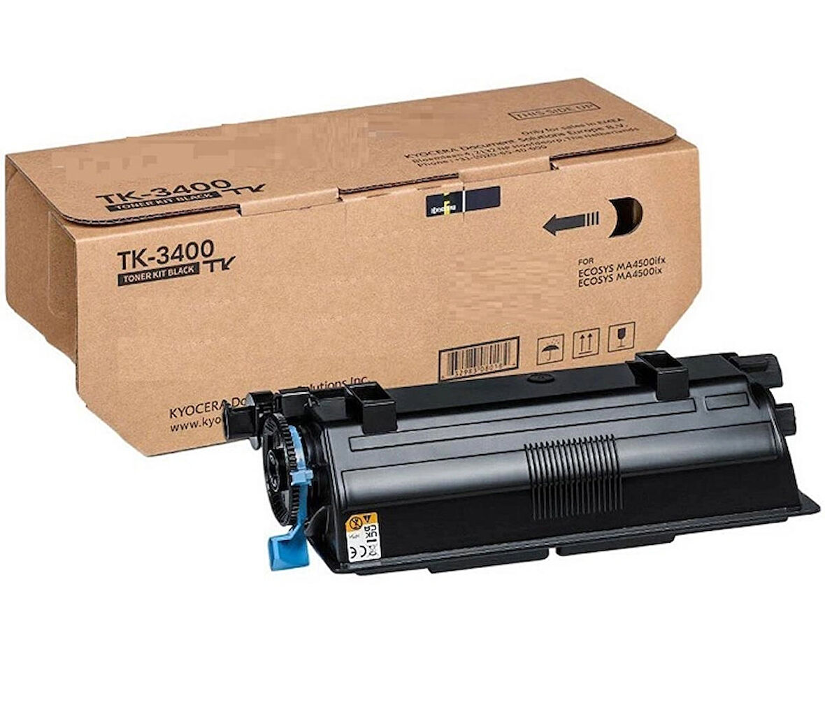 Kyocera Tk-3400 Ma4500fx Ma4500x Pa4500x Siyah Uyunlu Toner 12500 Sayfa