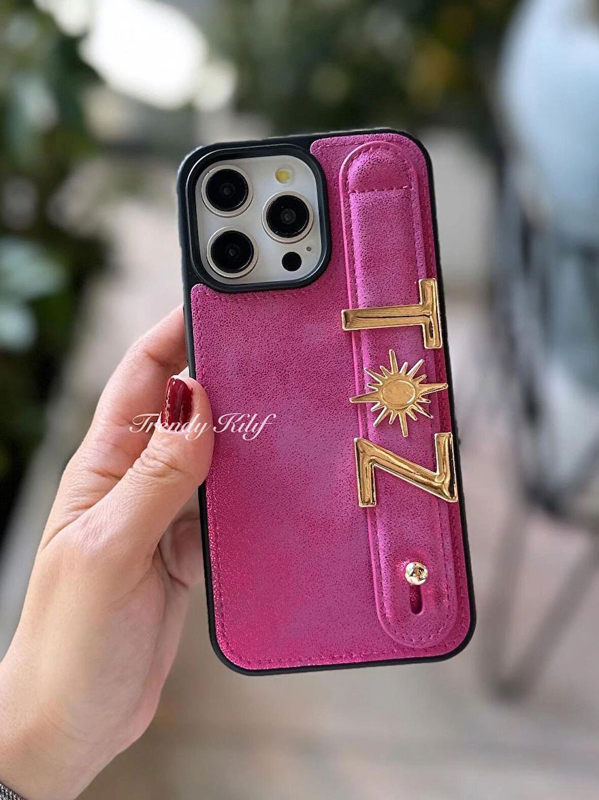 iPhone (16 Plus) uyumlu Kişiselleştirilebilir Charmlı Kılıf