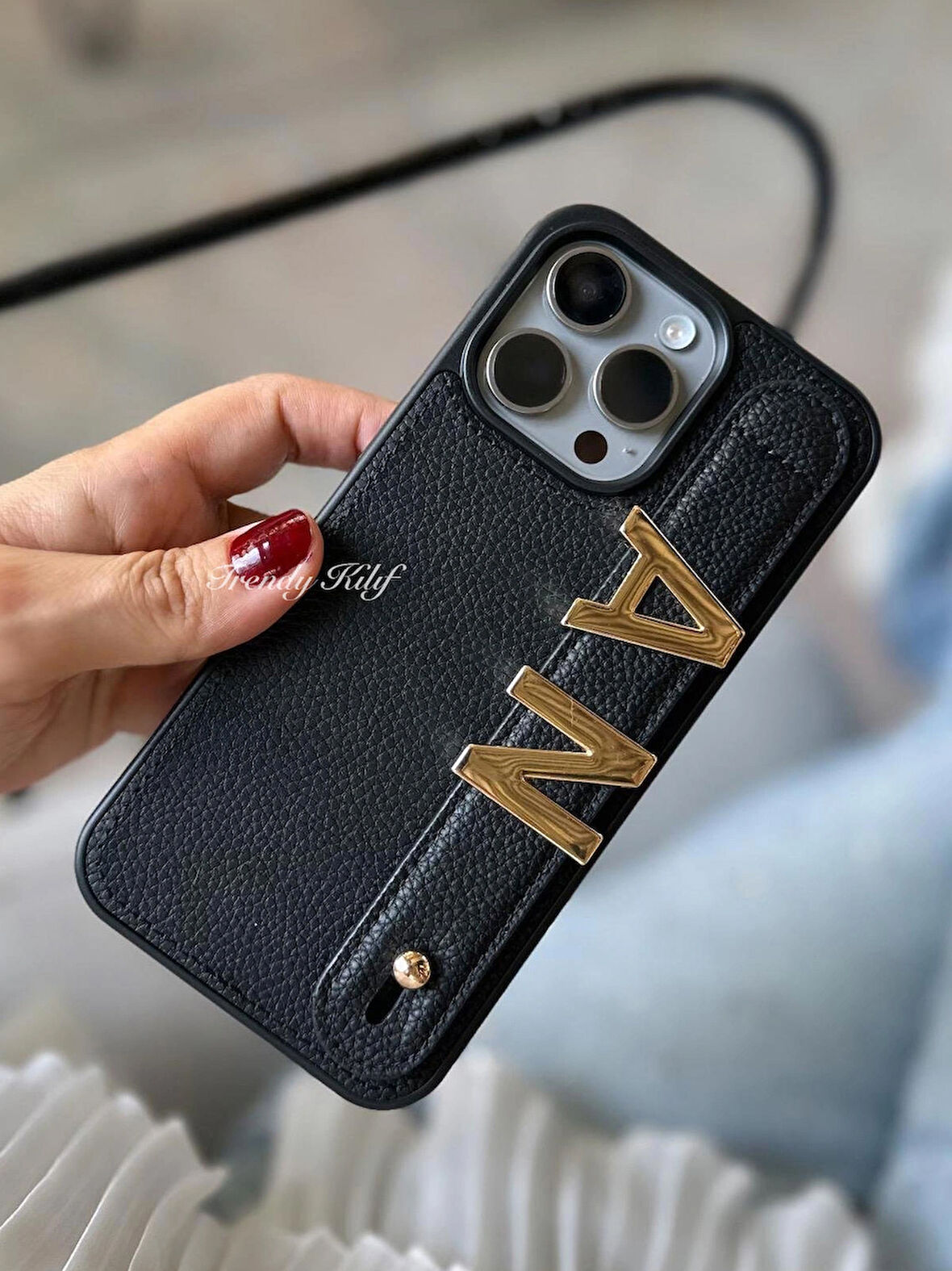 iPhone (14 Plus/15 Plus) uyumlu Kişiselleştirilebilir Charmlı Kılıf