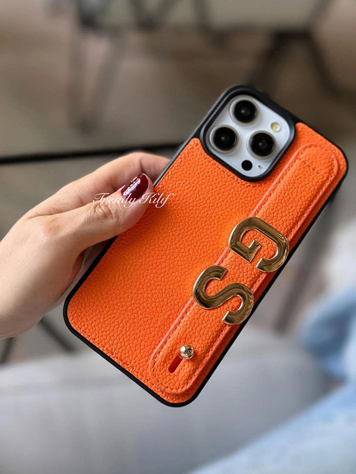 iPhone (15 PRO) uyumlu Kişiselleştirilebilir Charmlı Kılıf