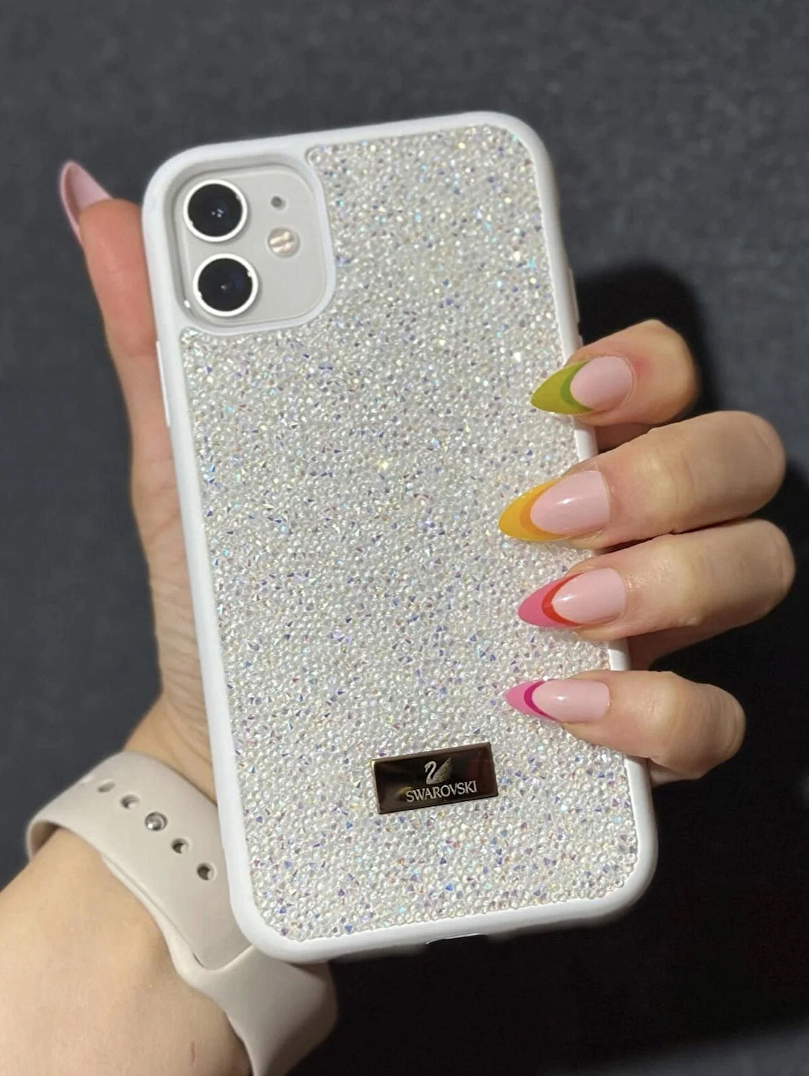 iPhone (11) uyumlu Lüks Taşlı Kılıf