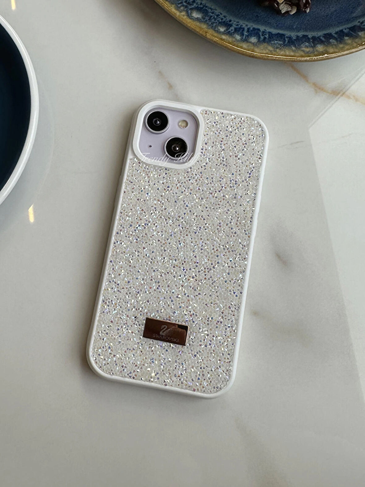 iPhone (13) uyumlu Lüks Taşlı Kılıf