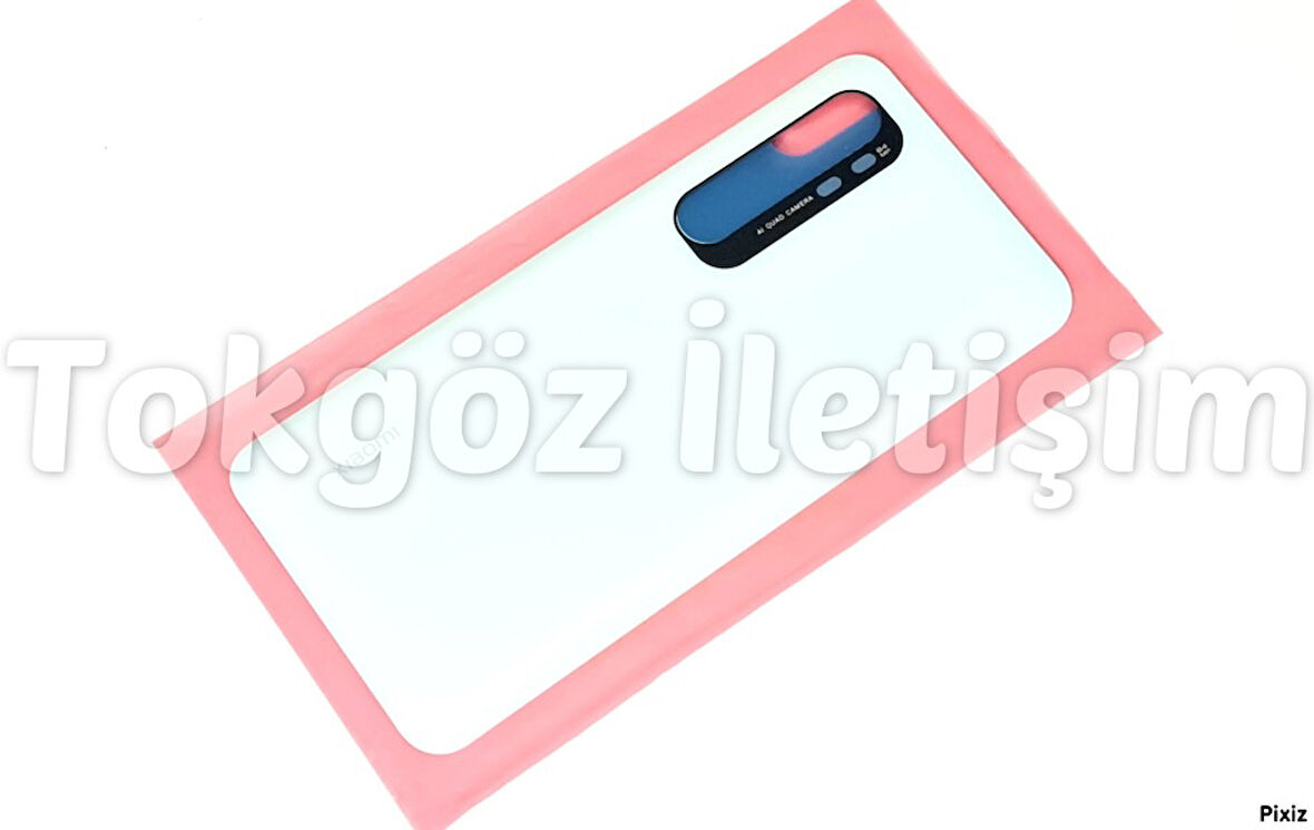 Xiaomi Mi NOTE 10 Lite Arka Kapak Batarya Pil Kapağı (CAM) BEYAZ