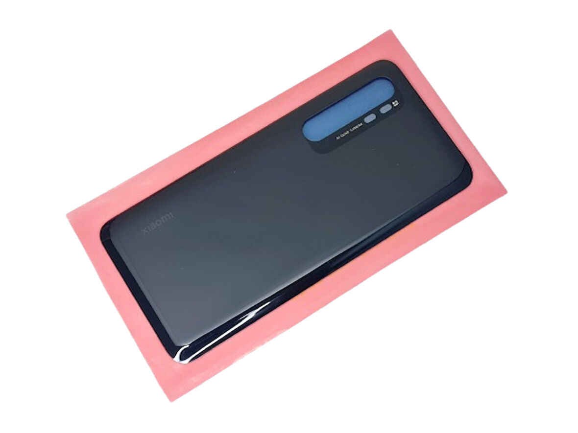Xiaomi Mi NOTE 10 Lite Arka Kapak Batarya Pil Kapağı (CAM) SİYAH