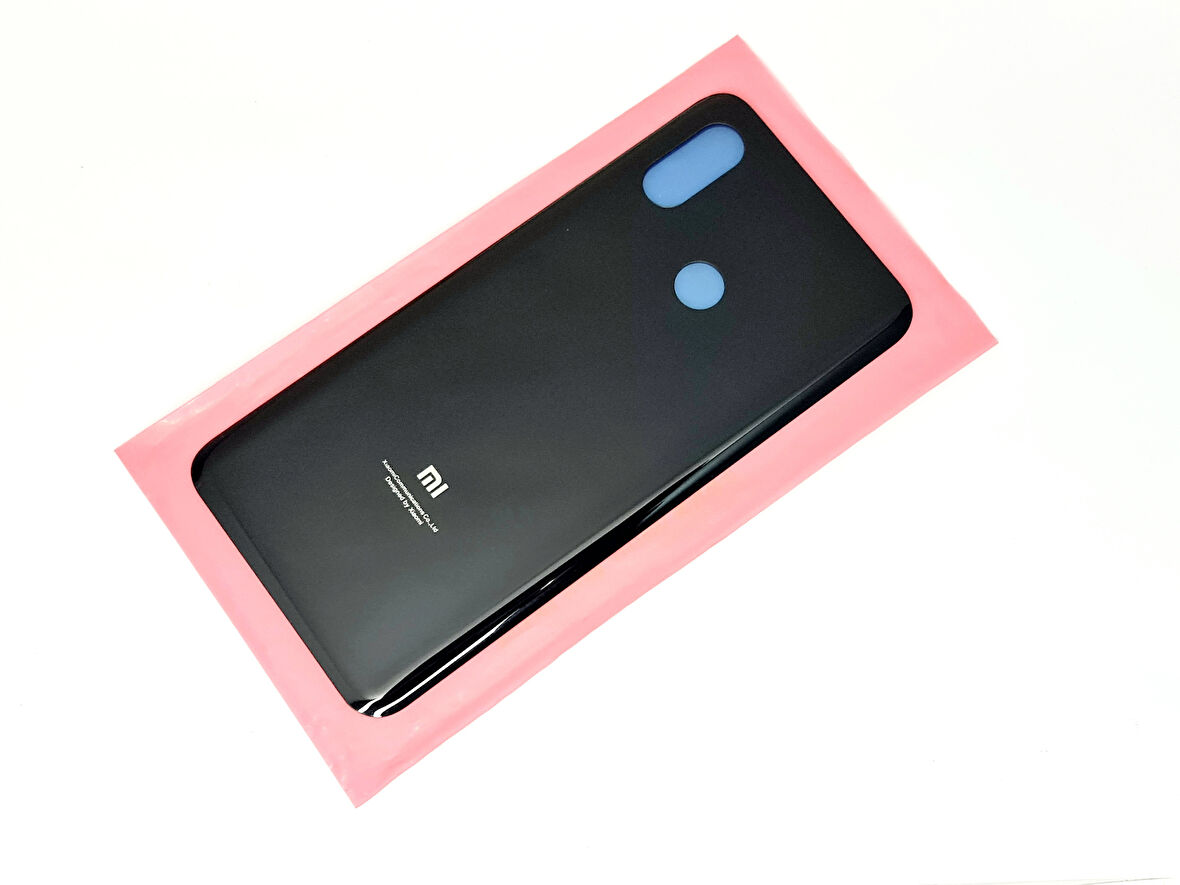 Xiaomi Mi 8 Arka Kapak Batarya Pil Kapağı (CAM) SİYAH