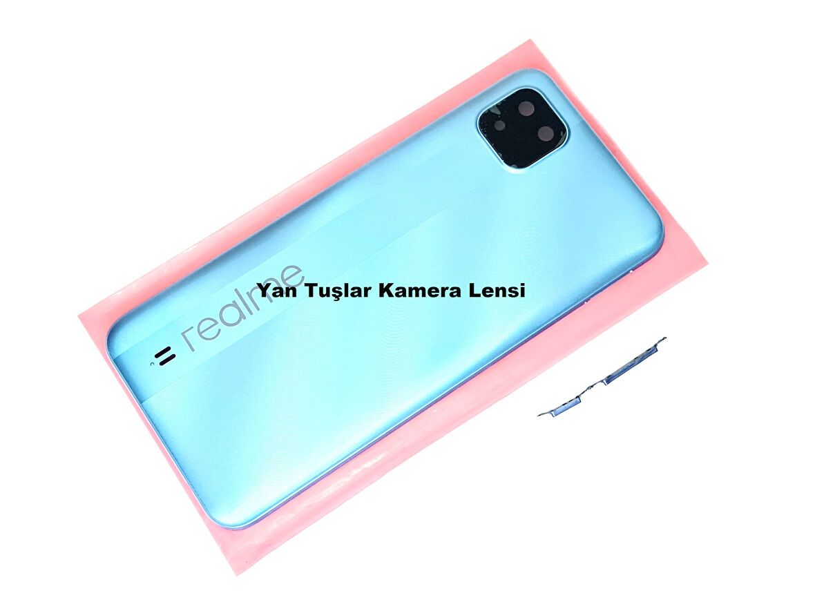 Oppo Realme C11 Arka Pil Batarya Kapağı MAVİ