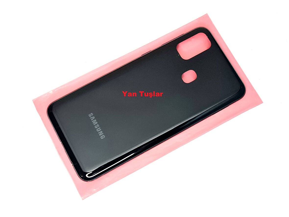 Samsung Galaxy M21 KASA Arka Pil Batarya Kapağı Siyah