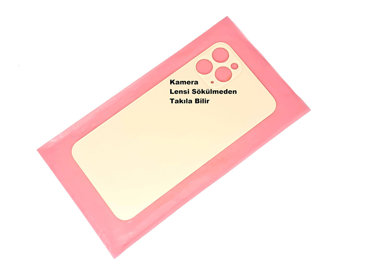 iPhone 11 PRO Arka Pil Batarya Kapağı (CAM) Gold