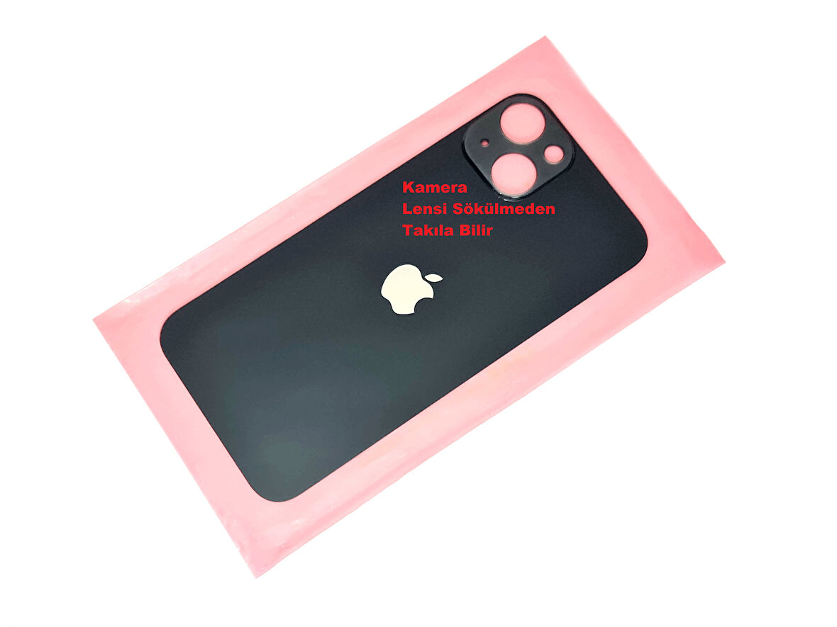 iPhone 13 Arka Pil Batarya Kapağı (CAM) Siyah