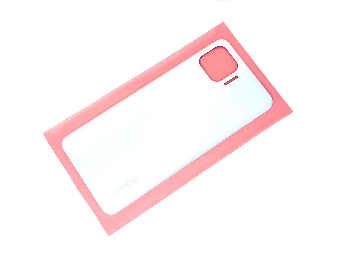 Oppo Reno 4 Lite Arka Kapak Batarya Pil Kapağı BEYAZ