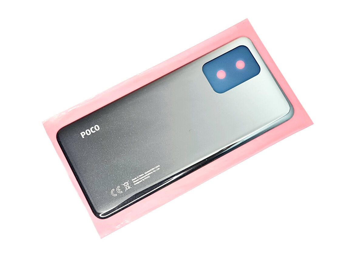 Xiaomi POCO X3 GT Arka Kapak Batarya Pil Kapağı (CAM) SİYAH