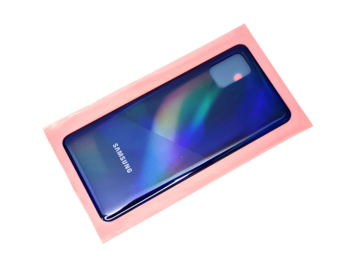 Samsung Galaxy A31 A315 Arka Pil Batarya Kapağı MAVİ