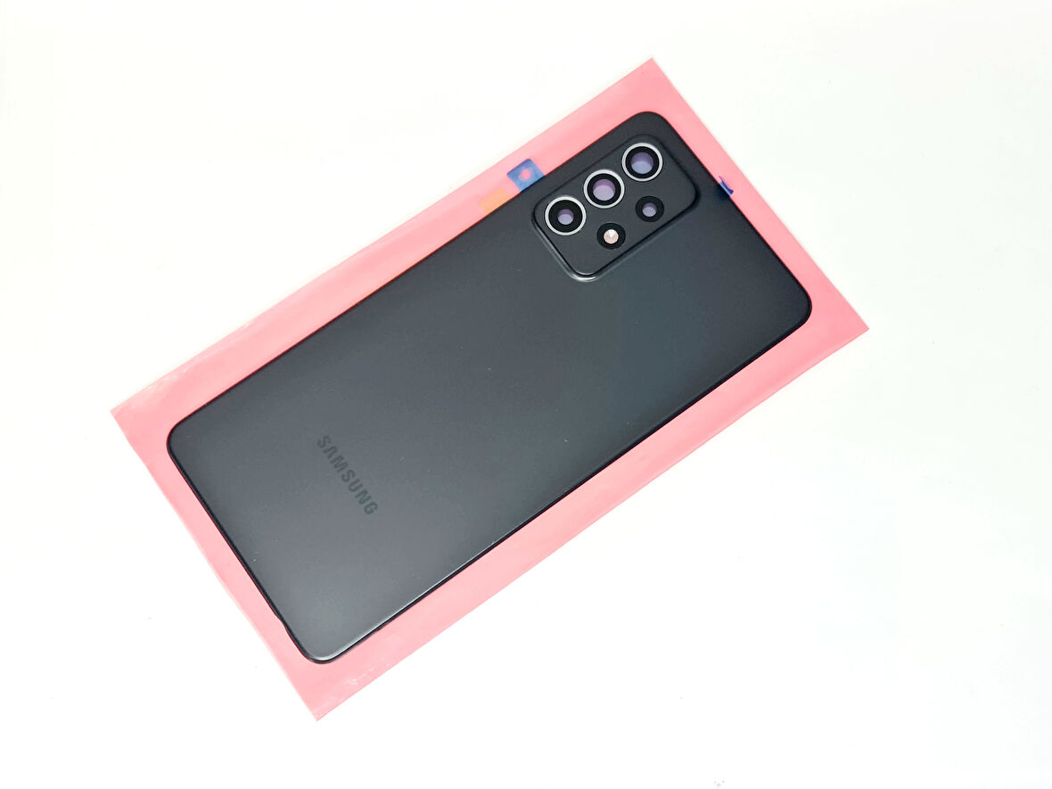 Samsung Galaxy A52 A525 Arka Pil Batarya Kapağı (FULL Kamera Lensli) SİYAH