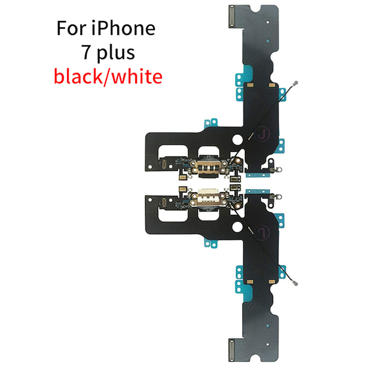 iPhone 7 PLUS FULL Şarj Soketi (SİYAH)