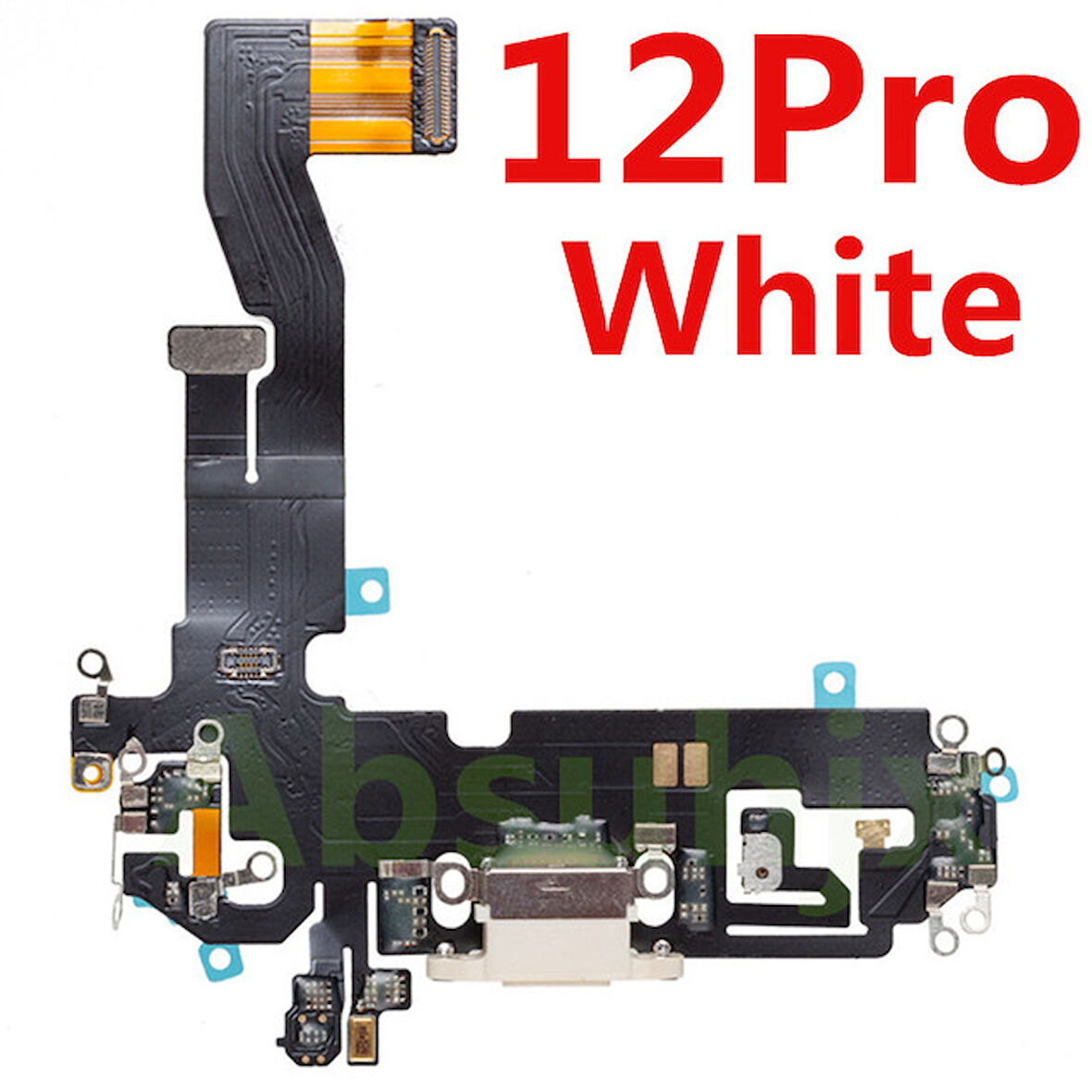 iPhone 12 PRO FULL Şarj Soketi (BEYAZ)