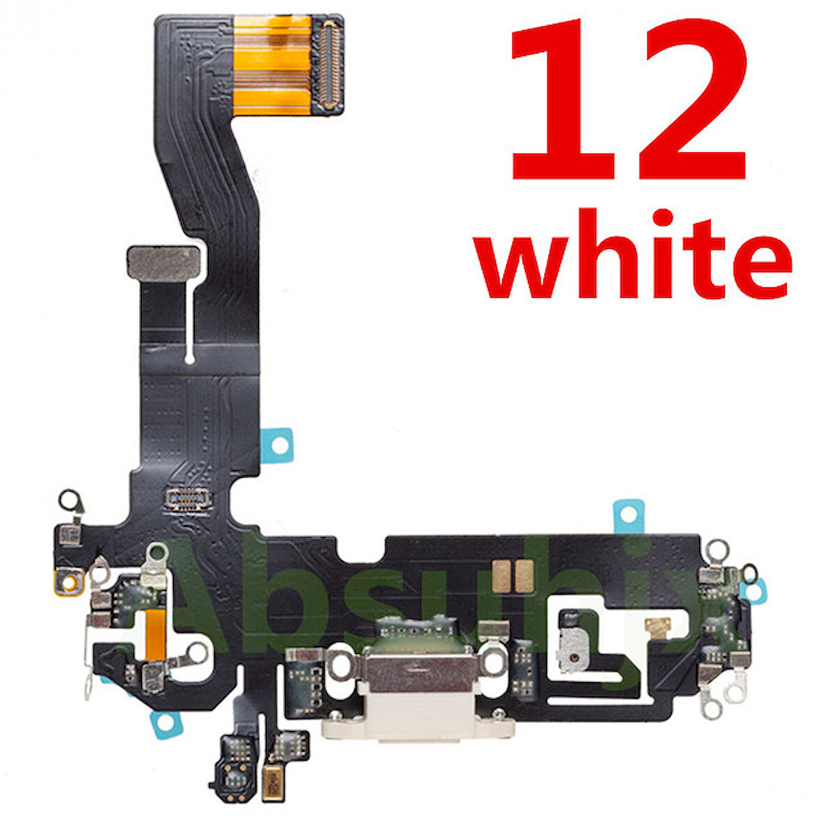 iPhone 12 FULL Şarj Soketi (BEYAZ)