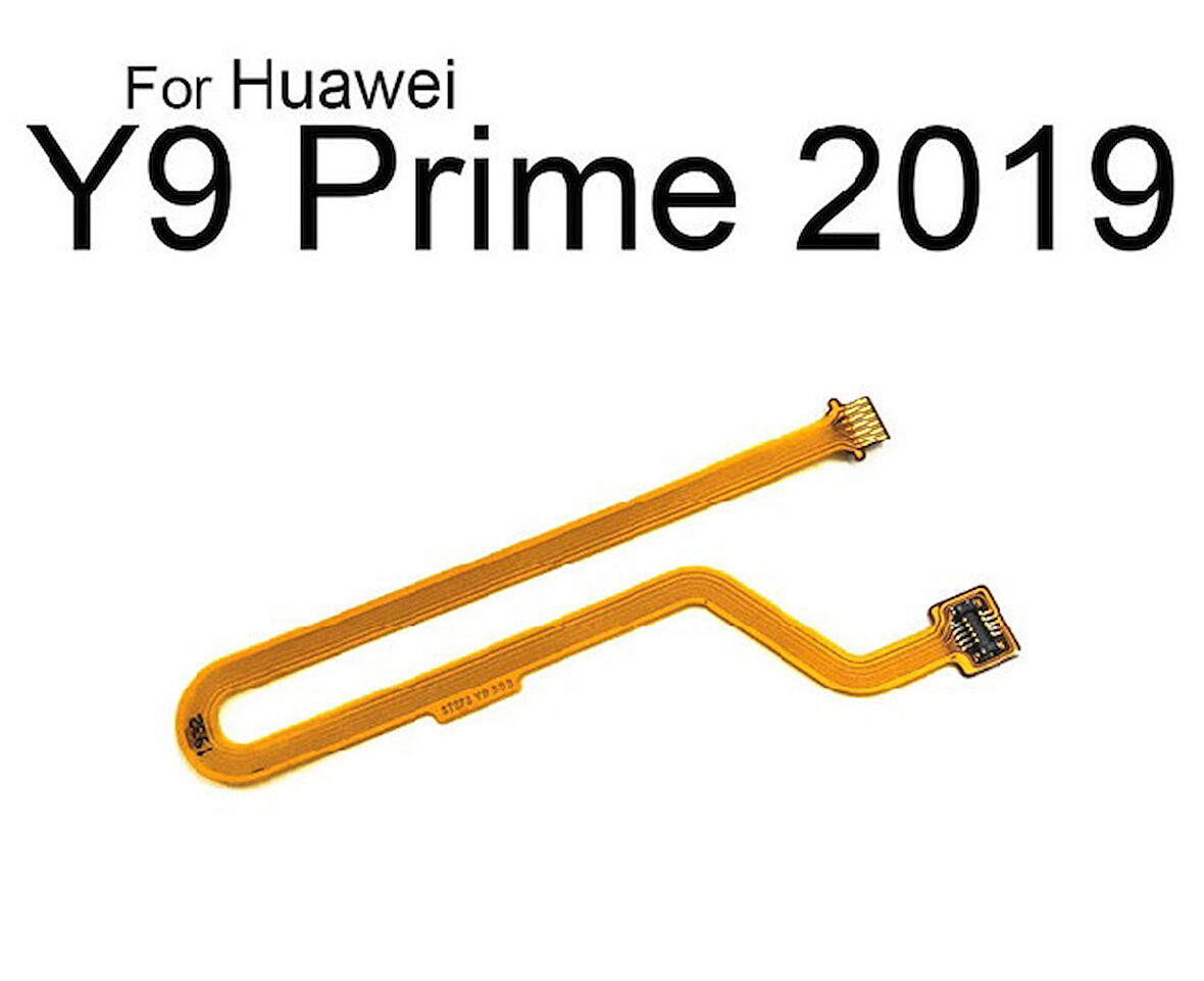 Tkgz Huawei Uyumlu Y9 Prime 2019 Parmak İzi Okuyucu Ara Filmi