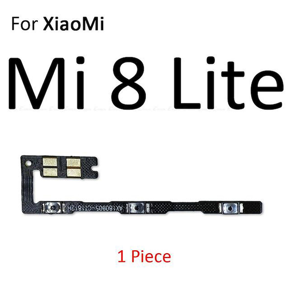 Xiaomi Mİ 8 LİTE On Off Yan Ses Filmi