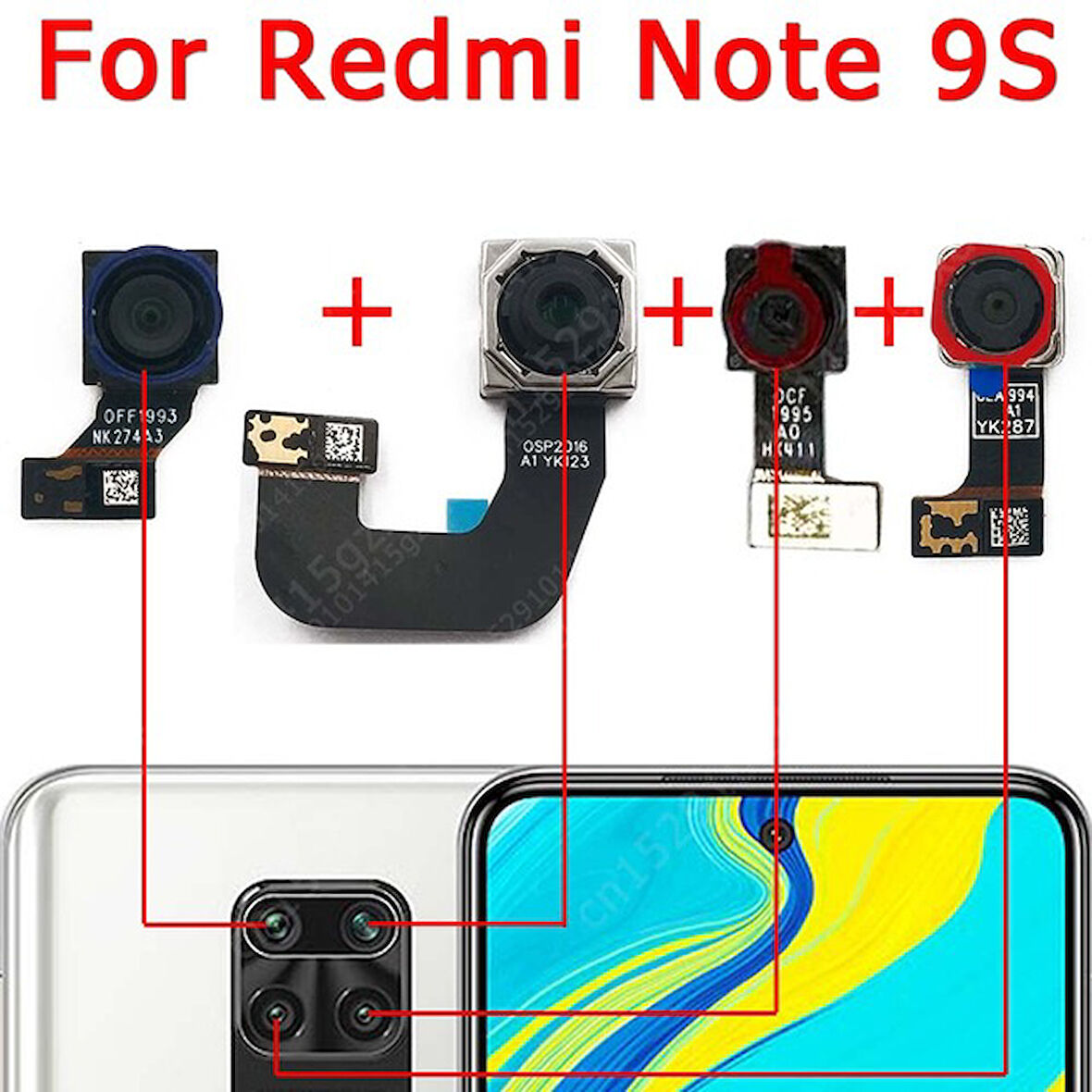 Xiaomi Redmi NOTE 9 PRO FULL Arka Kamera Orj
