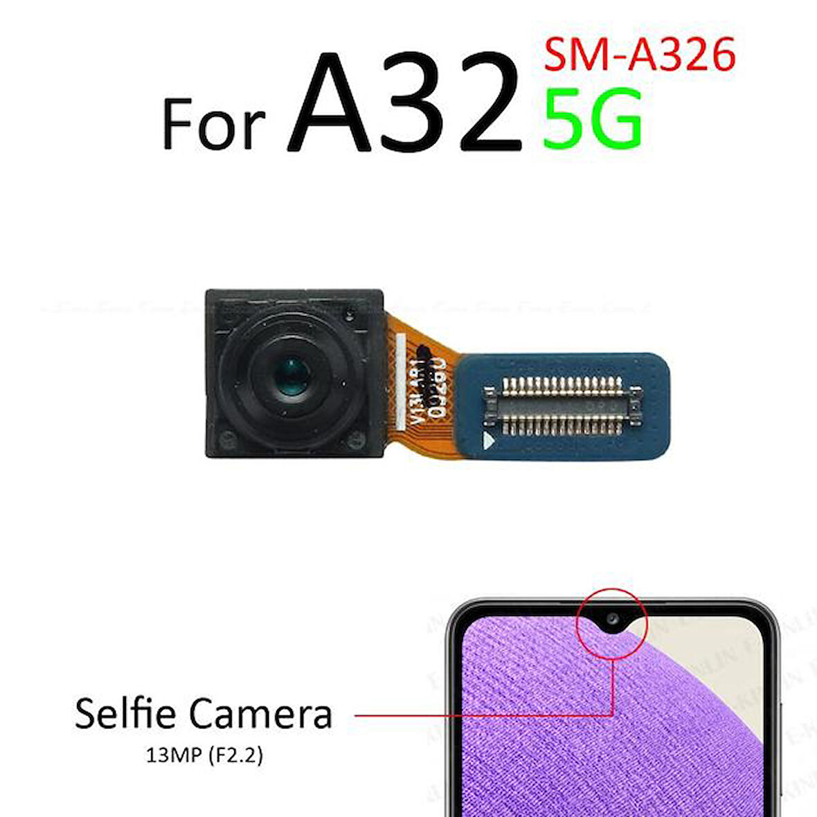 Samsung Galaxy A32 (5G) Ön Kamera (Orjinal)