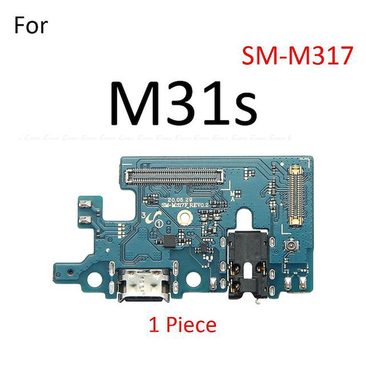 Samsung Galaxy M31S FULL ORJ Şarj Soketi Kulaklık Soketi