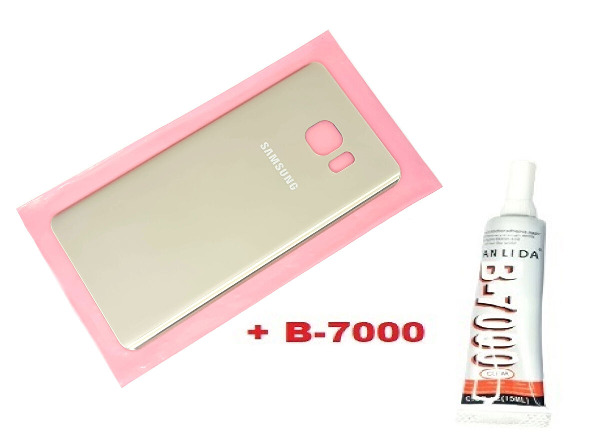 Samsung Galaxy NOTE 5 Arka Pil Batarya Kapağı (CAM+B-7000) GOLD