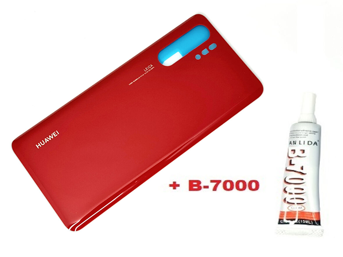 Huawei Uyumlu P30 PRO Arka Kapak (CAM+B-7000) KIRMIZI