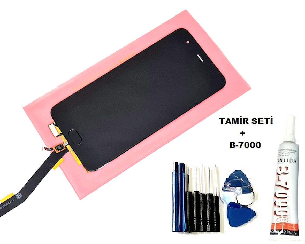 Xiaomi Mi 6 lcd Ekran Dokunmatik ORJİNAL (B-7000+Tamir Seti) SİYAH