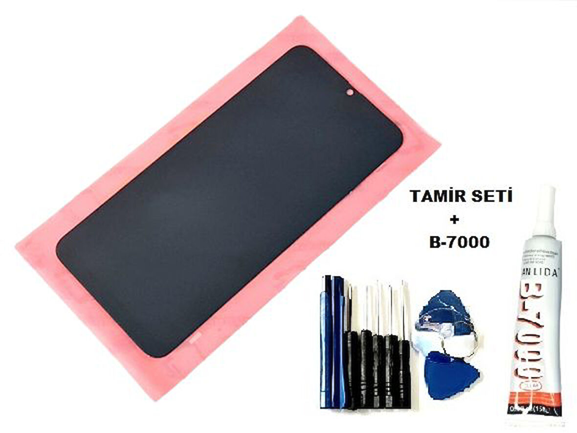 Samsung Galaxy M31 (M315F) Lcd Ekran Dokunmatik ORJİNAL (B-7000+Tamir Seti)