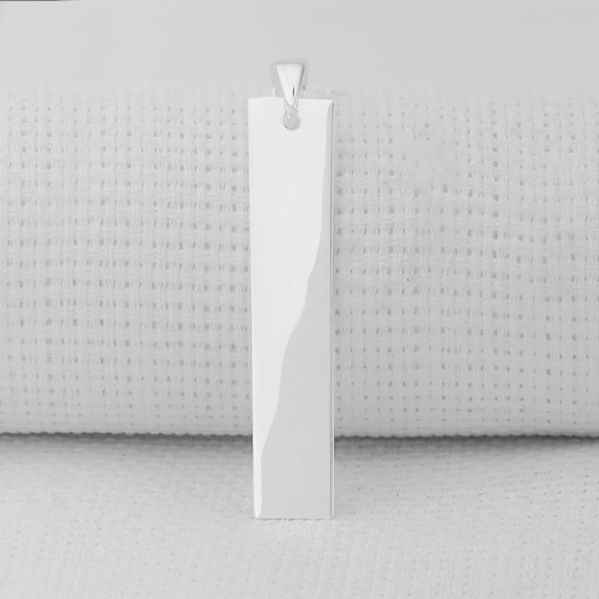 Gümüş Plaka 925 Ayar Kolye Ucu