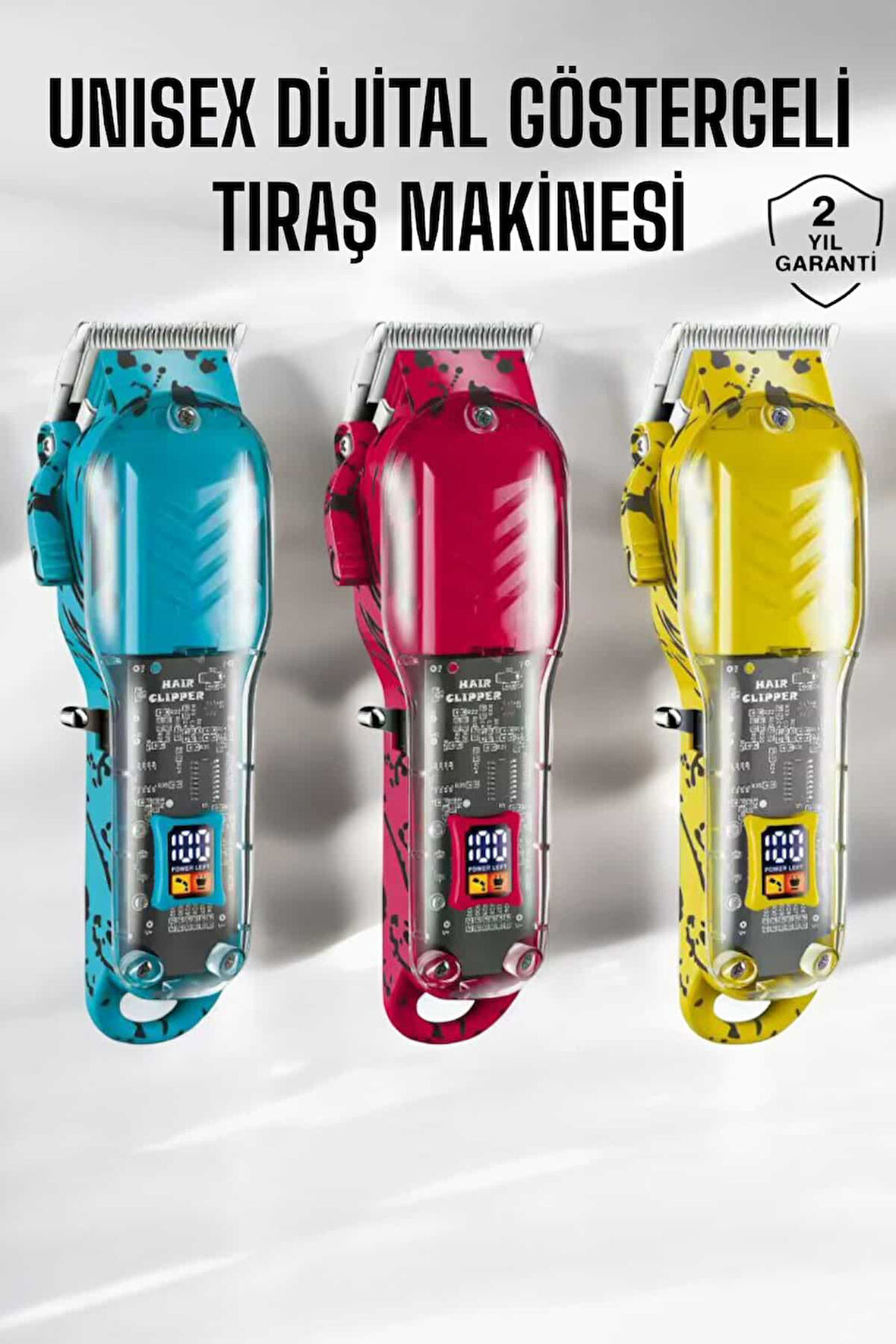 Islak ve Kuru Kullanıma Uygun Şarjlı Tıraş Makinesi