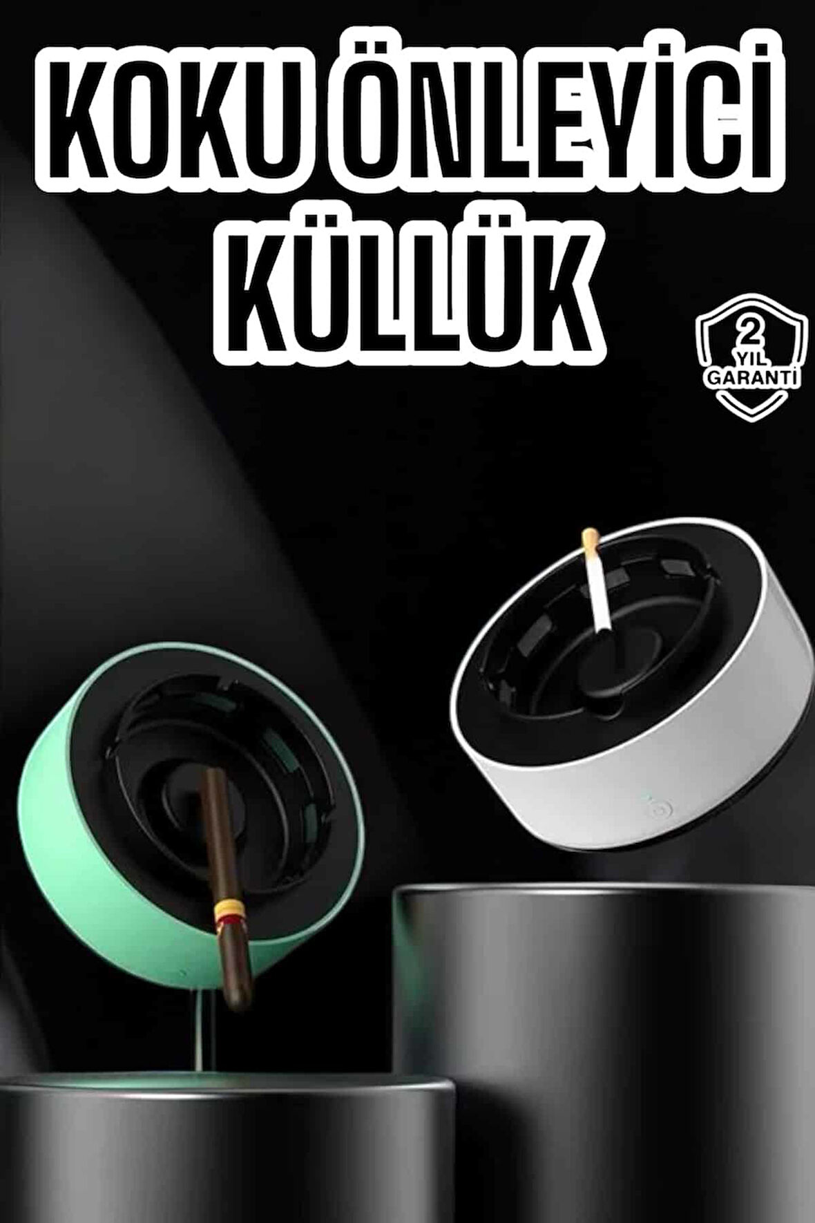 Dumanı Içine Çeken Küllük Kokuyu Hapseden Küllük Akıllı Kokusuz Küllük