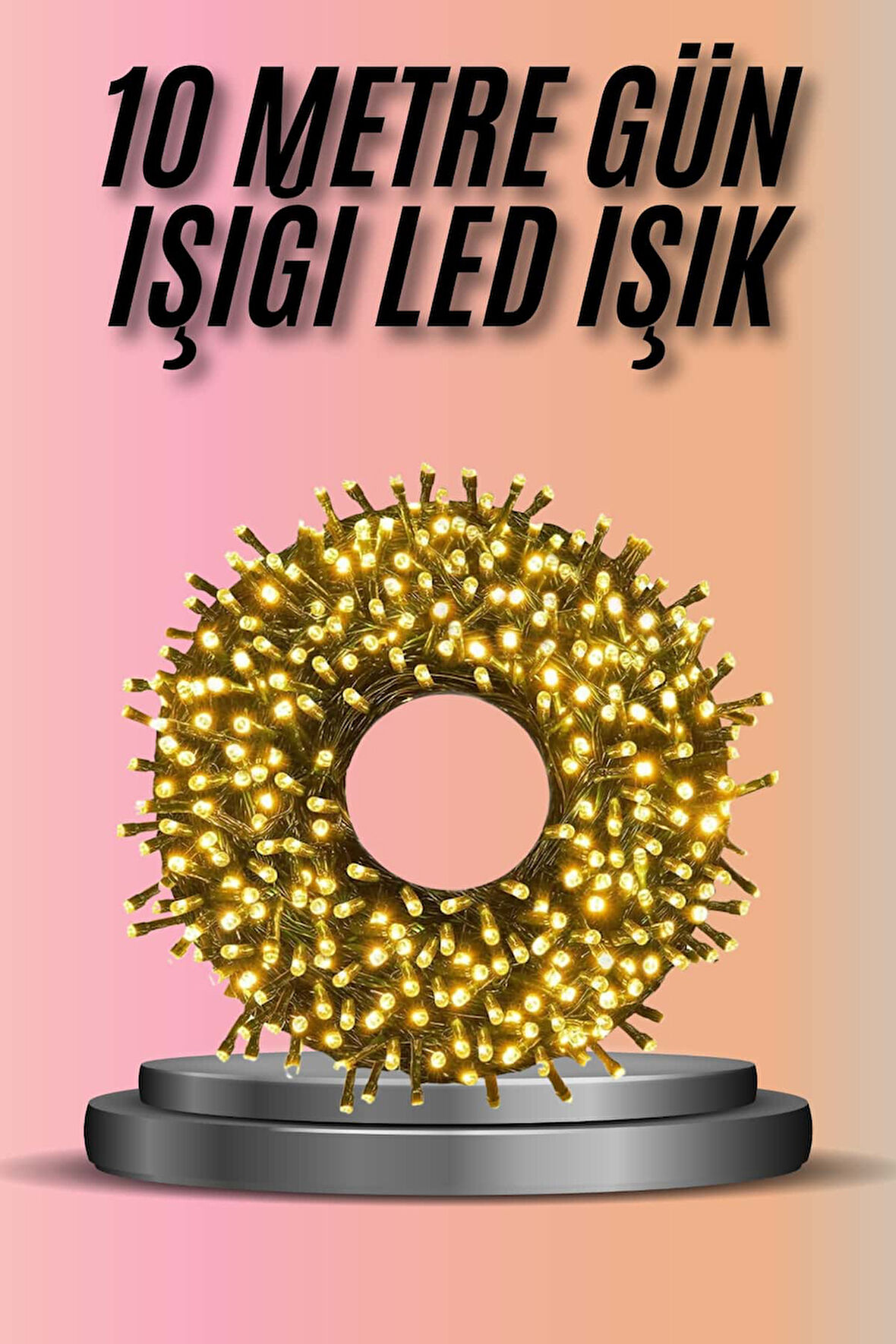 Dekoratif Aydınlatma Ampüllü 10 Metre Gün Işığı Şerit Led