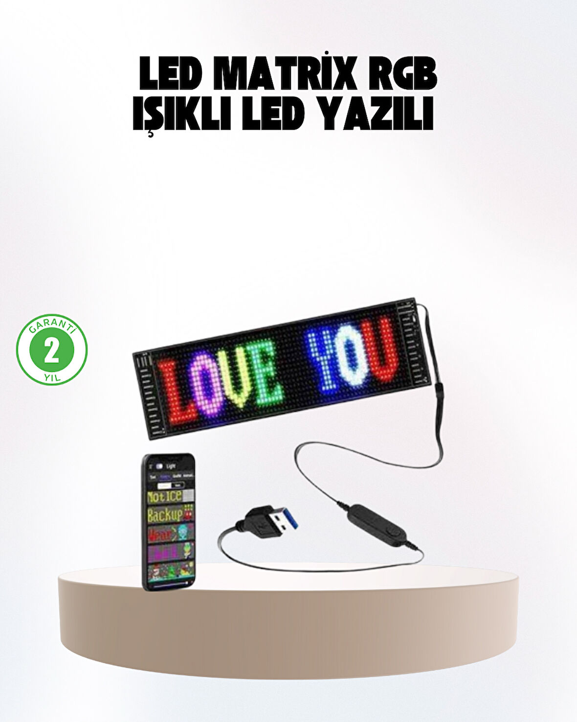 Şık ve Fonksiyonel RGB LED Panel Canlı Renk Yansımalı Işık Sistemi