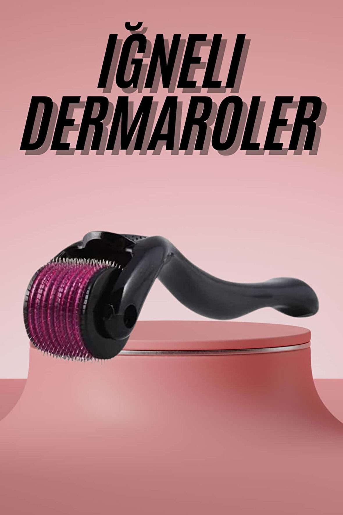Derma Roller Titanyum Uçlu 540 İğneli 1 Mm Saç Sakal Çıkarma Ve Cilt Bakım Masaj Aleti