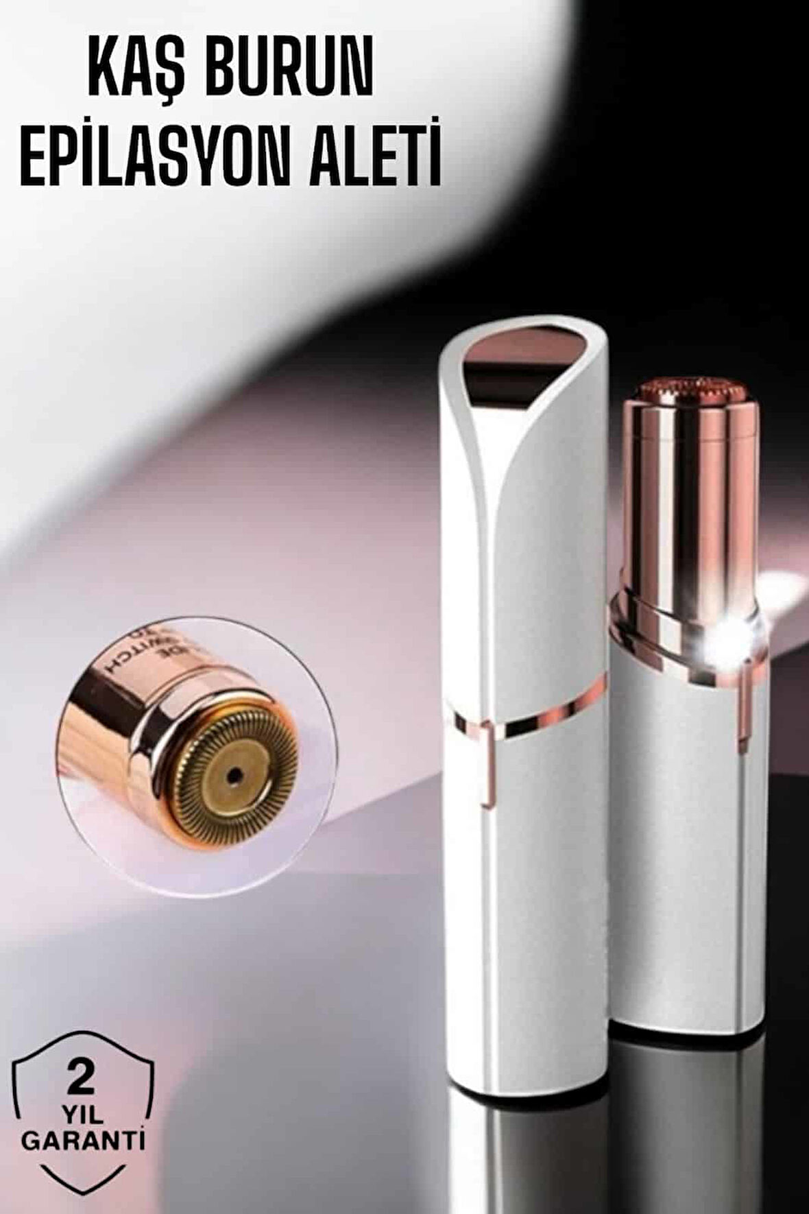 Taşınabilir ve Şık Cımbız Yüz Kaş Epilatörü Hassas Ciltlere Özel
