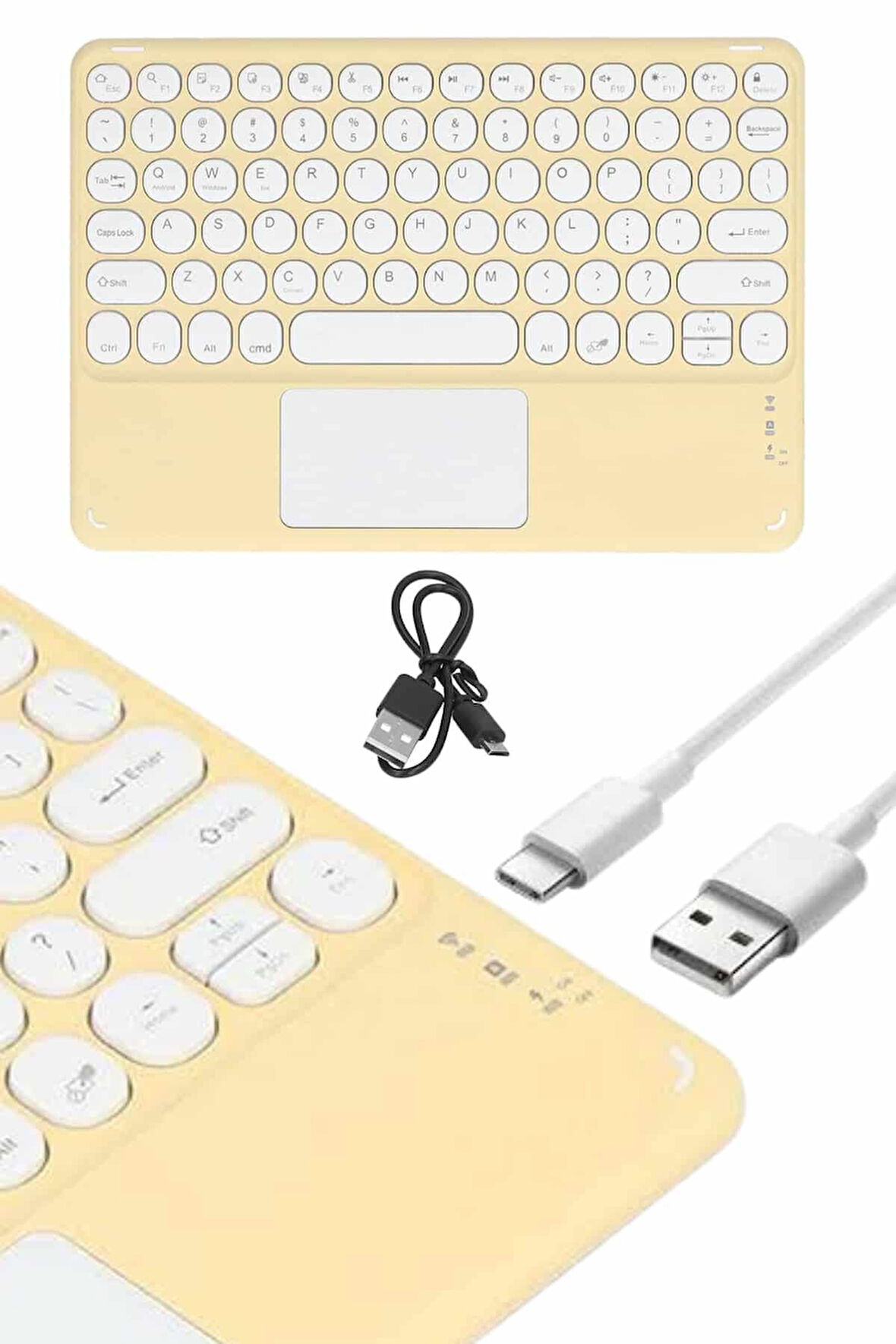 KABLOSUZ TOUCHPAD Klavye