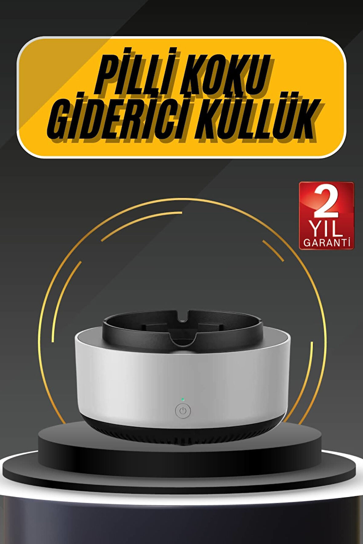 Kül Tablası Hava Temizleyici Araç Akıllı Küllük Duman Temizleyici