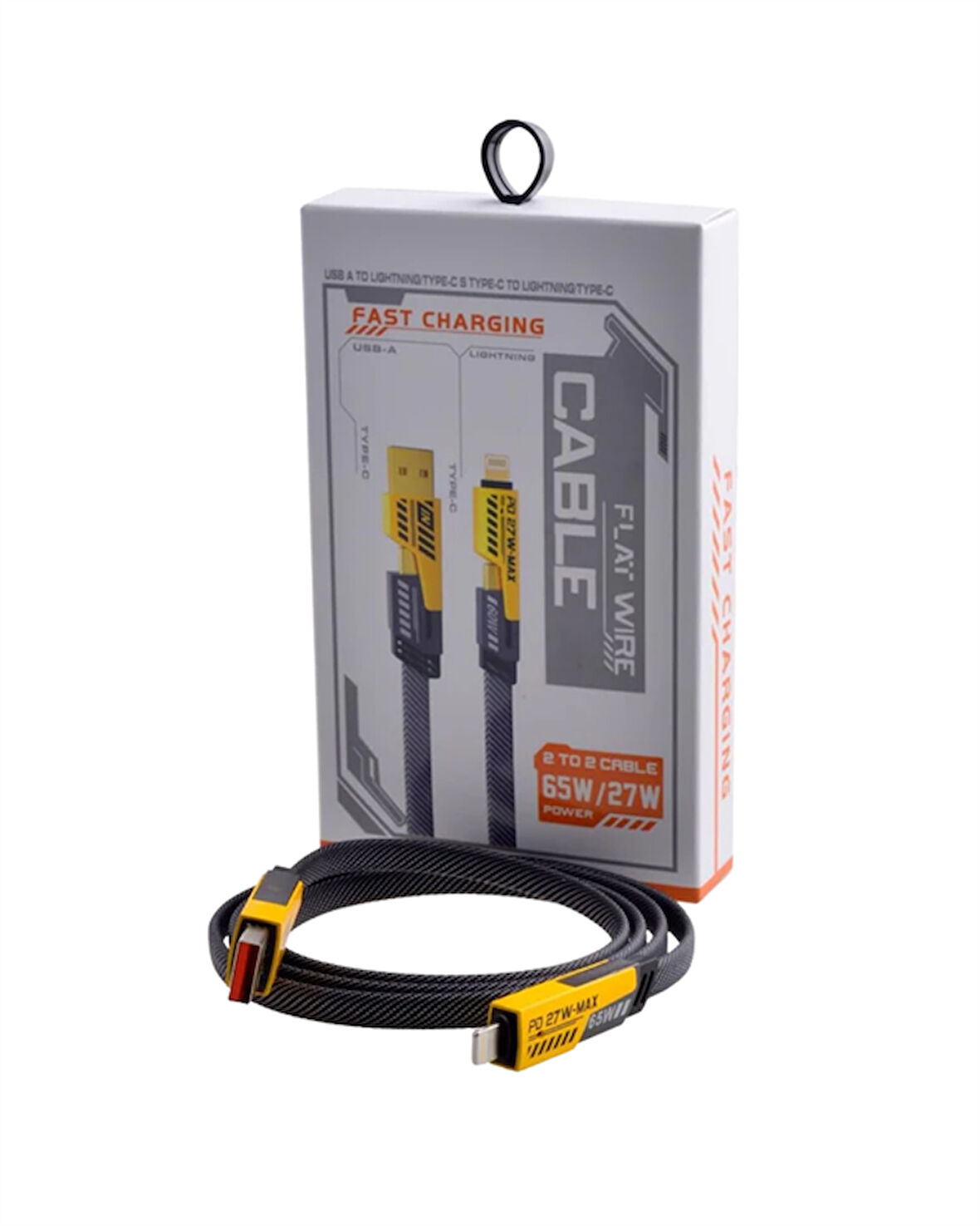 İKİLİ ŞARJ KABLOSU 4’ü 1 arada