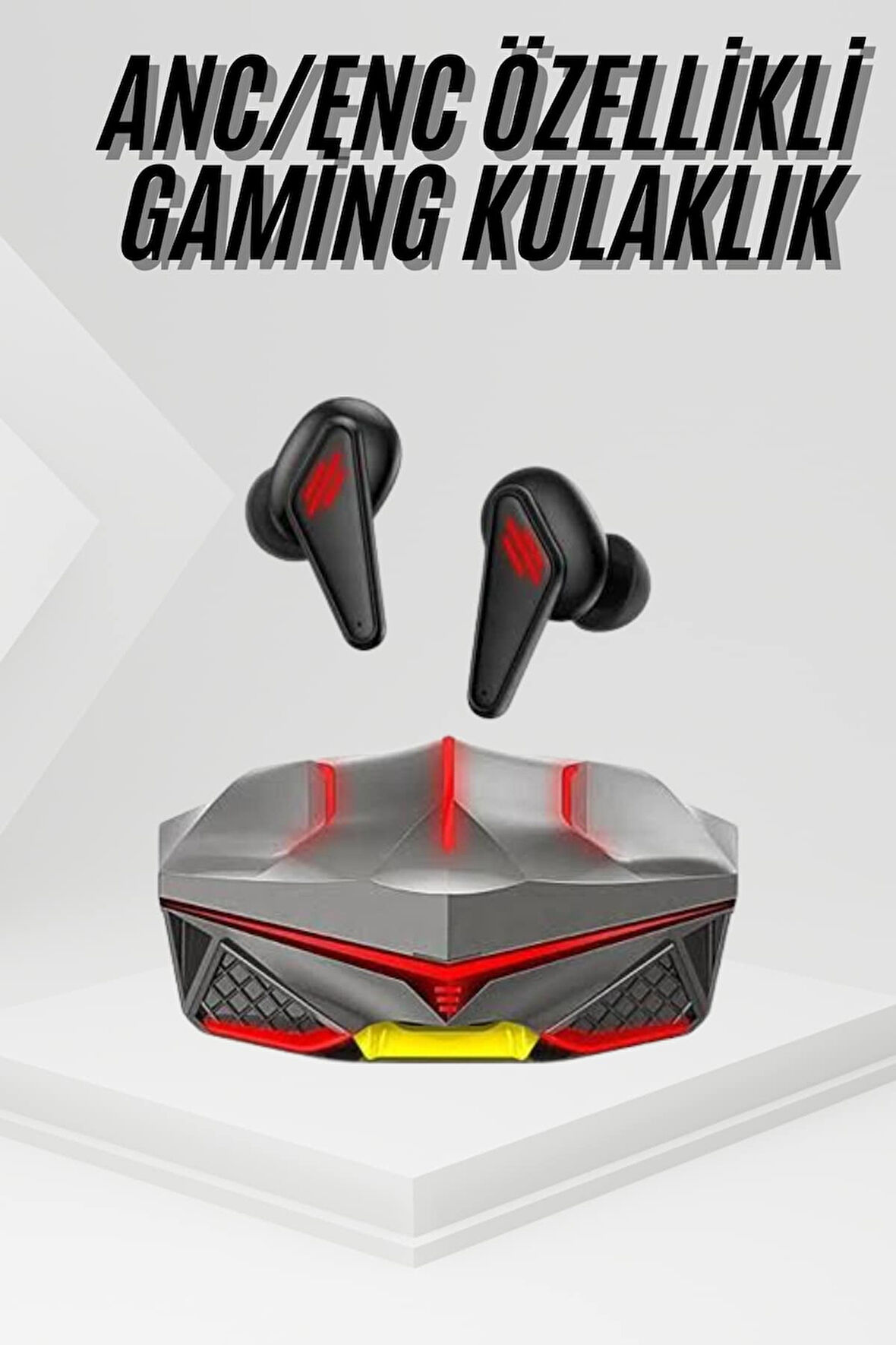 Profesyonel TWS Işıklı Kablosuz Bluetooth Kulaklık Oyuncu Kulaklığı