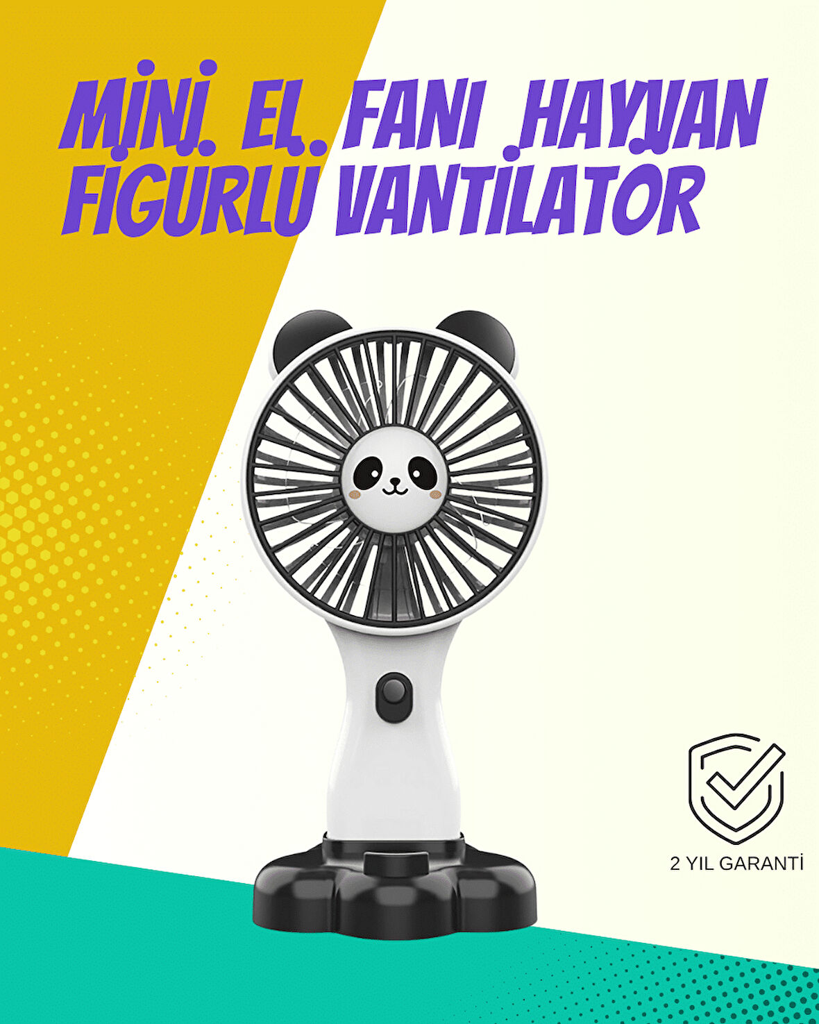 Çok Fonksiyonlu Mini El Fanı – Sessiz & Güçlü Yaz Yardımcısı