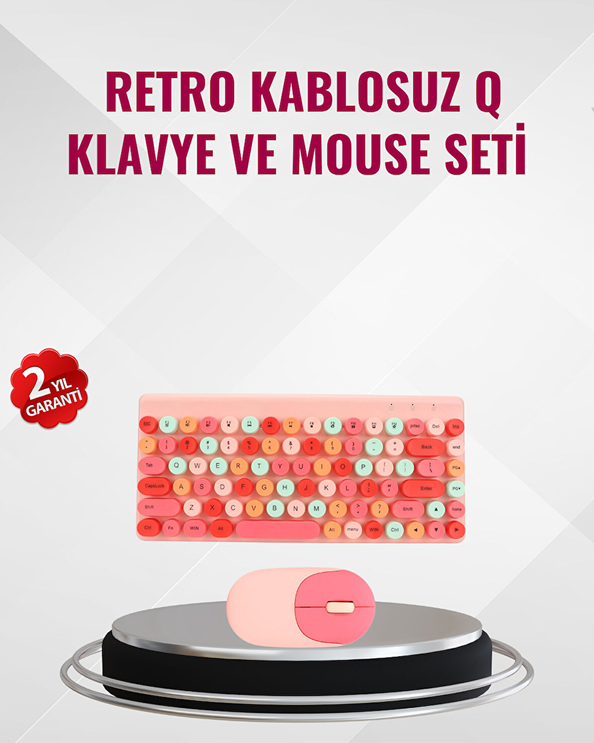 Kablosuz Bluetooth Klavye – Çoklu Cihaz Desteği, Akıllı Güç Tasarrufu