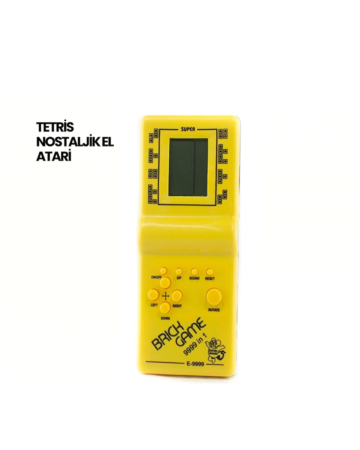 Klasik Gameboy Tetris Oyunu – Taşınabilir Pil ile Çalışan Retro El Konsolu